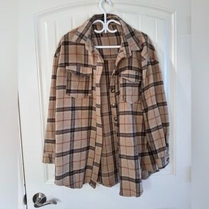 Missguided Plaid Shacket